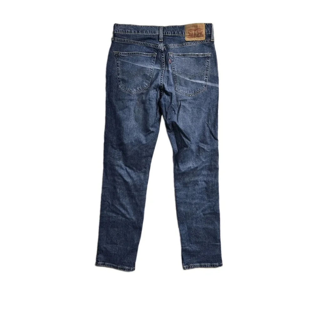 Levis 514 Jeans Mens Size 31x32 Straight Leg Distressed Blue Denim